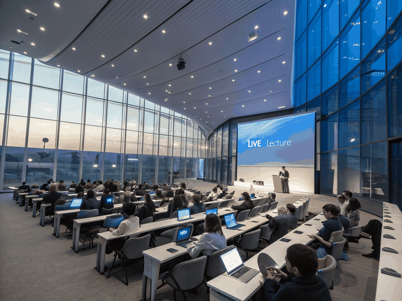 Modern University Classroom