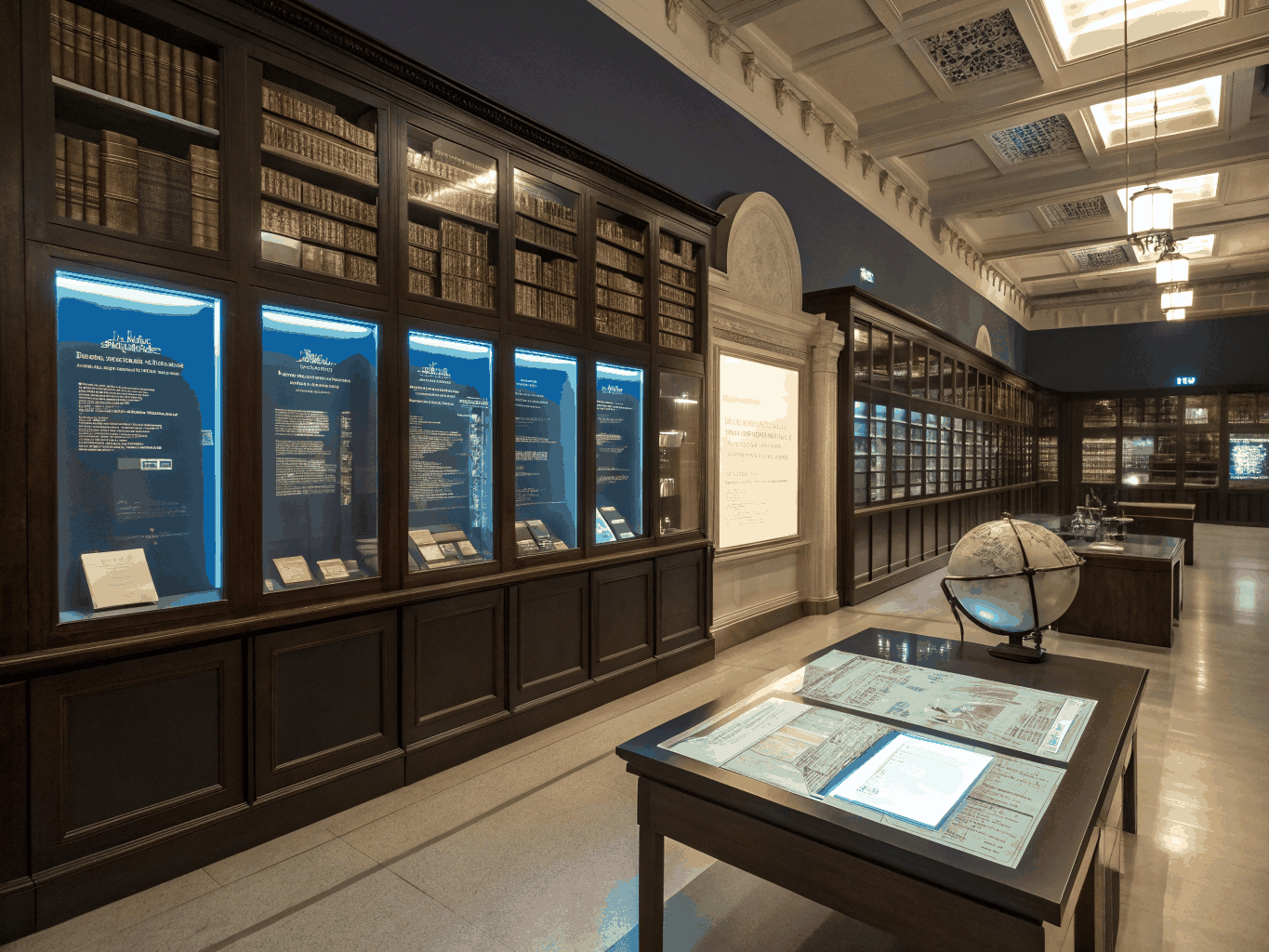 Extensive medical library