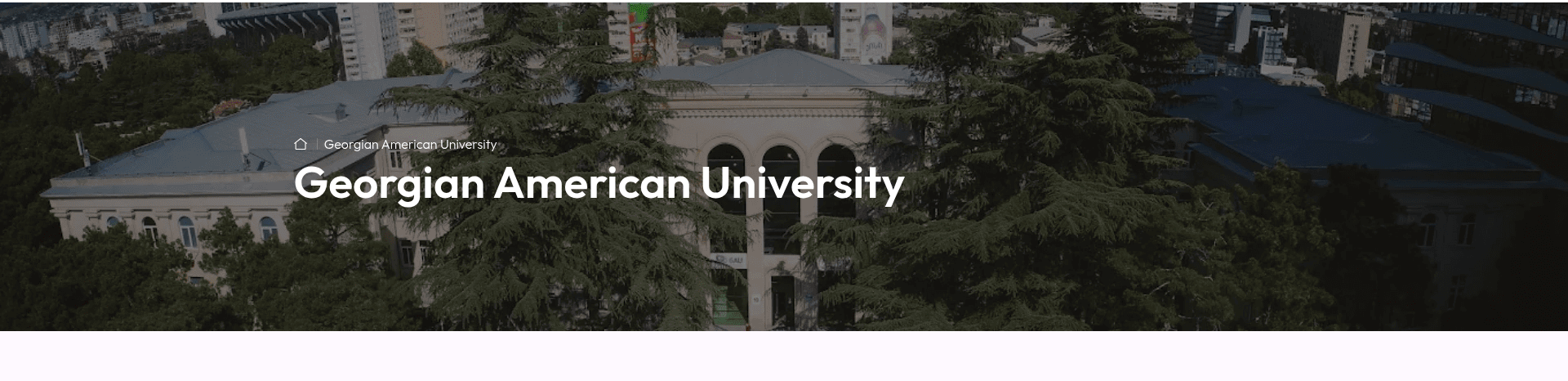 Georgian American University Campus